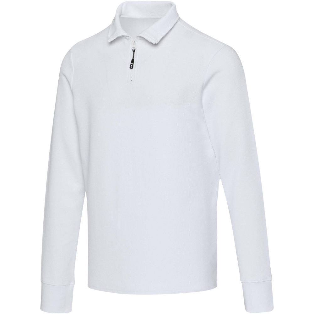 Logotrade Werbeartikel das Foto: Zeus Langarm Poloshirt Unisex mit Reißverschluss