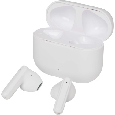 Logotrade Werbegeschenke das Foto: Altais True Wireless Bluetooth® Headset aus recyceltem Kunststoff