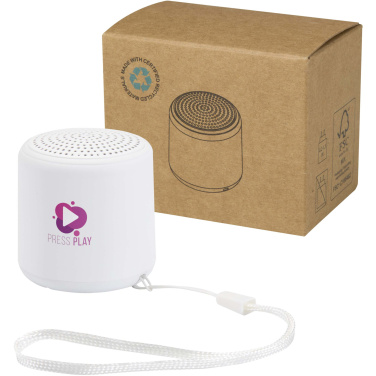 Logotrade Firmengeschenke das Foto: Velkis 3 W Bluetooth® Lautsprecher aus recyceltem Kunststoff