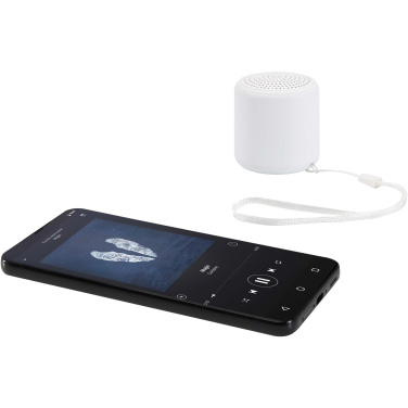 Logotrade werbemittel das Foto: Velkis 3 W Bluetooth® Lautsprecher aus recyceltem Kunststoff