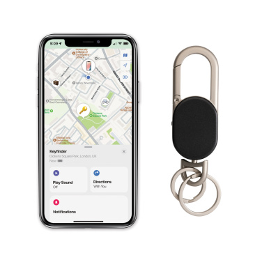 Logotrade Logogeschenke das Foto: Keyfinder Dual Schlüsselanhänger mit weltweiter Ortung