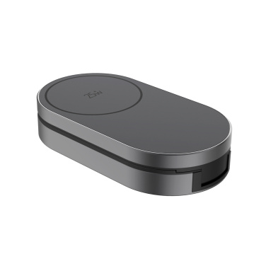 Logotrade Logogeschenke das Foto: Quantum Ultra-Fast 3-in-1 25W faltbarer Wireless Charger