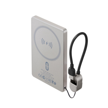 Logotrade Firmengeschenke das Foto: Powerbank Magsafe kabellos 15W VA2616 5000 mAh RIVACASE
