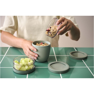 Logotrade werbemittel das Foto: Mepal Ellipse Dreiteiliger, 500 ml + 2 x 200 ml isolierter Lunchpot