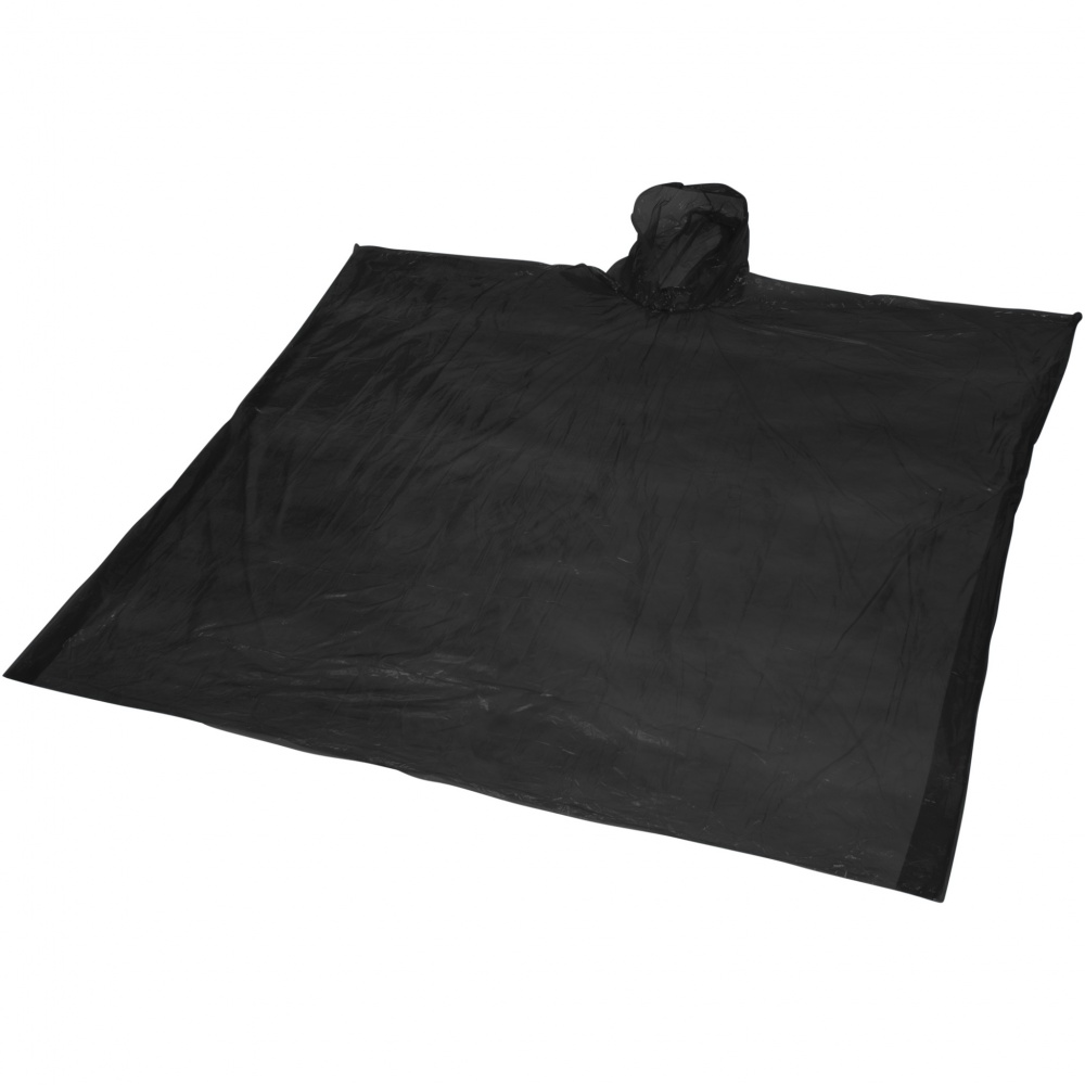 Logo trade corporate gifts image of: Ziva disposable rain poncho with storage pouch