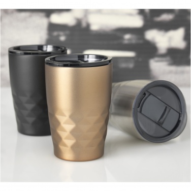 Logo trade promotional giveaways image of: Geo 350 ml copper vacuum insulated tumbler