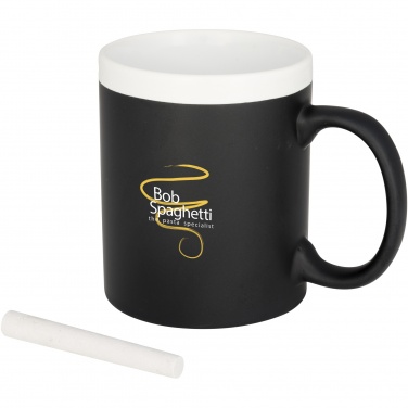 Logo trade promotional merchandise photo of: Chalk-write 330 ml ceramic mug