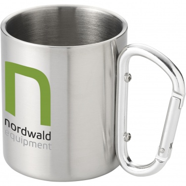 Logotrade promotional product image of: Alps 200 ml insulated mug with carabiner