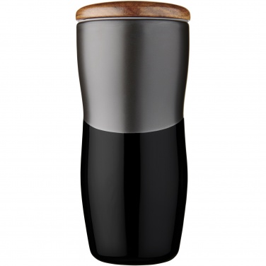 Logo trade promotional items image of: Double-walled ceramic tumbler Reno 370 ml