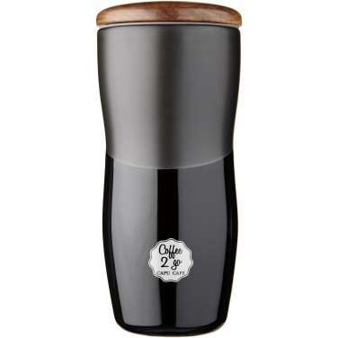 Logotrade promotional item picture of: Double-walled ceramic tumbler Reno 370 ml