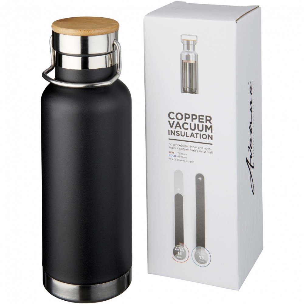 Logo trade promotional merchandise photo of: Thor 480 ml copper vacuum insulated water bottle