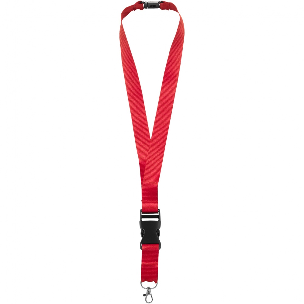 Logo trade promotional products picture of: Yogi lanyard detachable buckle break-away closure