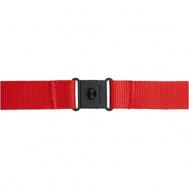 Logo trade promotional items image of: Yogi lanyard detachable buckle break-away closure
