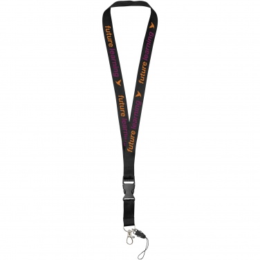 Logo trade advertising product photo of: Sagan phone holder lanyard with detachable buckle