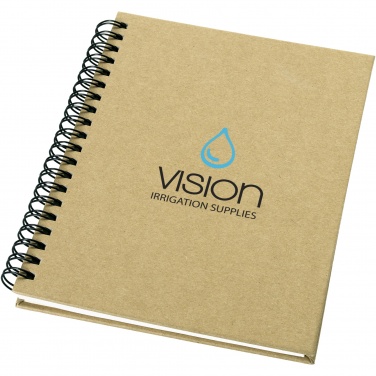 Logo trade promotional merchandise photo of: Mendel recycled notebook