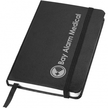 Logo trade promotional gifts picture of: Classic A6 hard cover pocket notebook