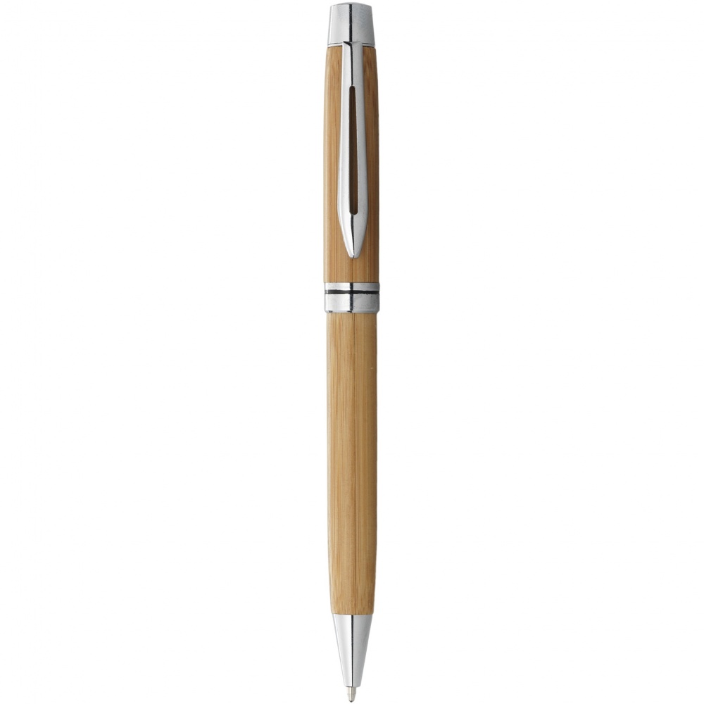 Logo trade business gifts image of: Jakarta bamboo ballpoint pen