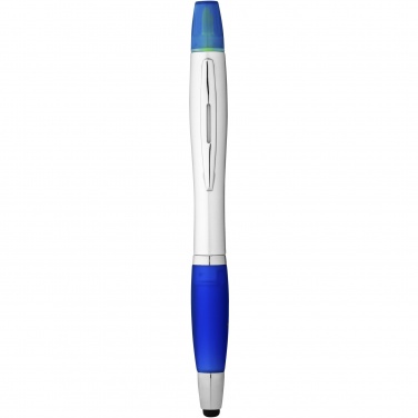 Logo trade business gift photo of: Nash stylus ballpoint pen and highlighter