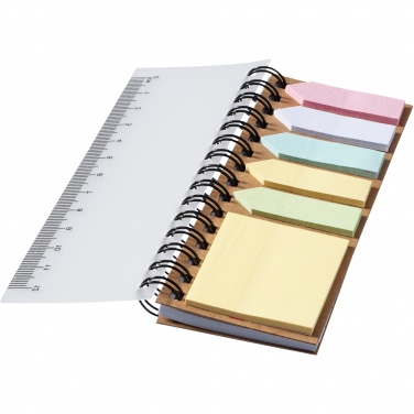 Logotrade promotional gifts photo of: Spinner spiral notebook with coloured sticky notes