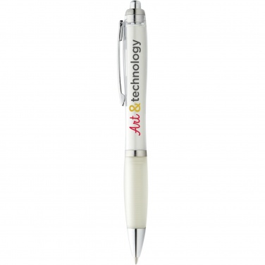 Logo trade advertising product photo of: Nash ballpoint pen coloured barrel and grip