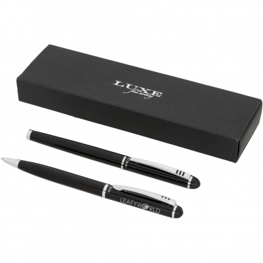 Logo trade corporate gifts image of: Andante duo pen gift set
