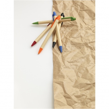 Logotrade promotional items photo of: Berk recycled carton and corn plastic ballpoint pen