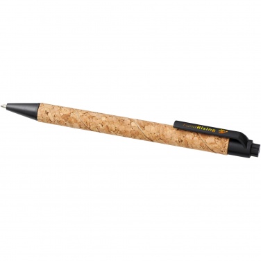 Logotrade promotional product picture of: Midar cork and wheat straw ballpoint pen