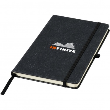 Logotrade promotional product picture of: Atlana leather pieces notebook