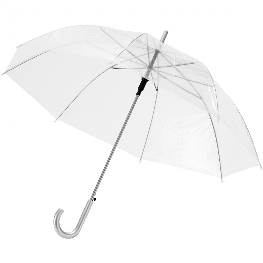 Logo trade business gifts image of: Kate 23" transparent auto open umbrella