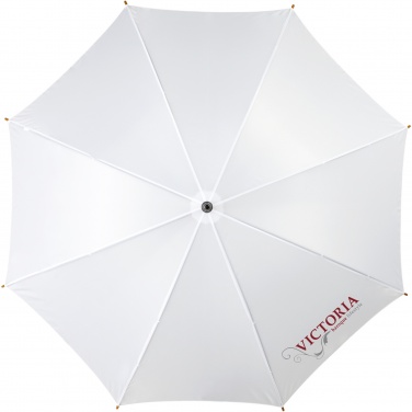 Logo trade business gifts image of: Kyle 23" auto open umbrella wooden shaft and handle