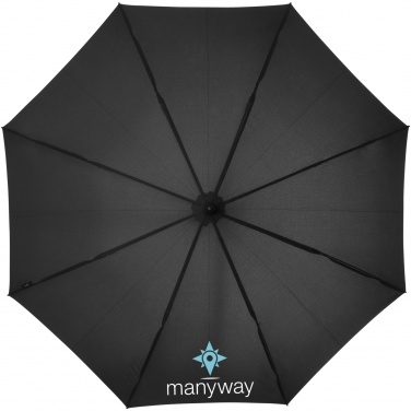 Logo trade corporate gifts image of: Noon 23" auto open windproof umbrella
