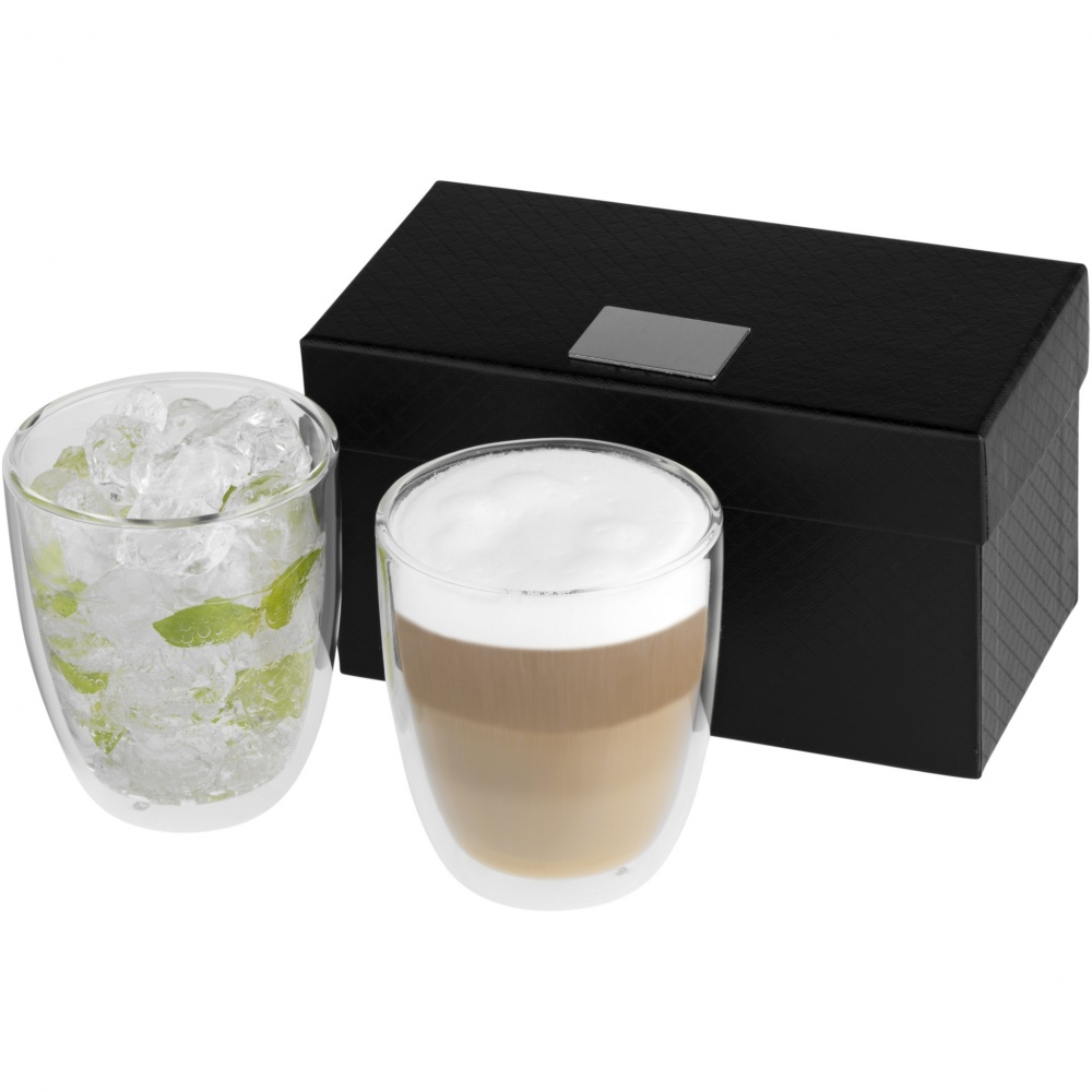 Logo trade promotional items image of: Boda 2-piece glass set