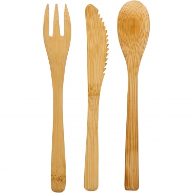 Logotrade promotional products photo of: Celuk bamboo cutlery set