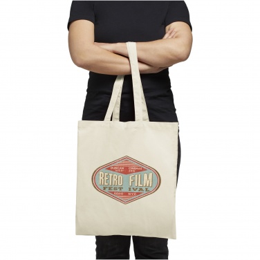 Logo trade promotional giveaway photo of: Carolina 100 g/m² cotton tote bag 7L