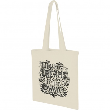 Logo trade business gift photo of: Carolina 100 g/m² cotton tote bag 7L