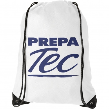 Logo trade promotional gifts picture of: Evergreen non-woven drawstring bag 5L