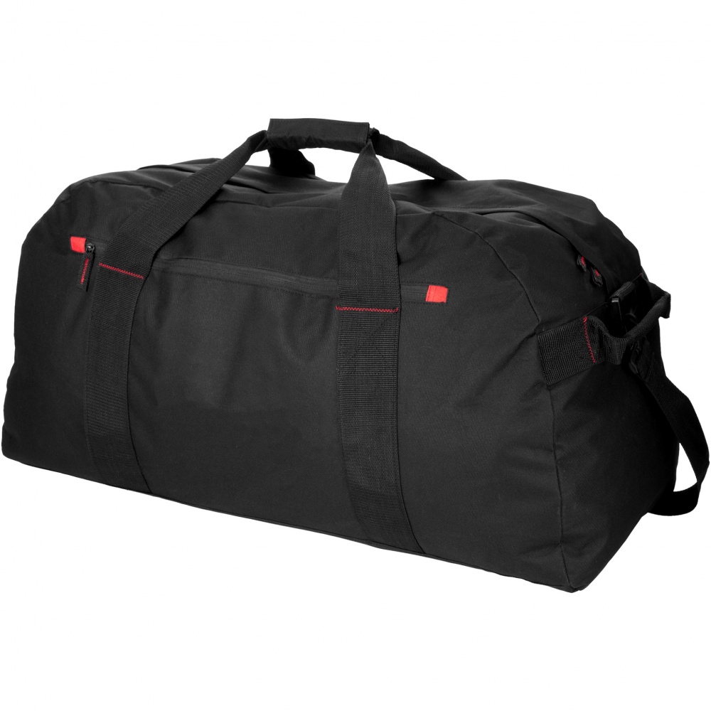 Logo trade promotional merchandise picture of: Vancouver extra large travel duffel bag 75L