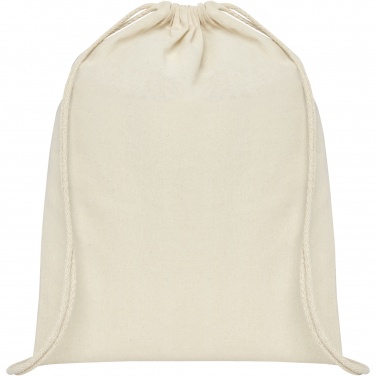 Logotrade corporate gift picture of: Oregon 100 g/m² cotton drawstring bag 5L