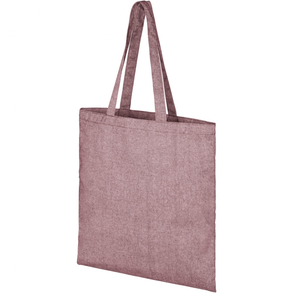 Logo trade promotional giveaway photo of: Pheebs 150 g/m² recycled tote bag 7L