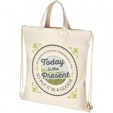 Logo trade corporate gifts picture of: Pheebs 210 g/m² recycled drawstring bag 6L