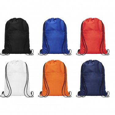 Logo trade promotional merchandise picture of: Oriole 12-can drawstring cooler bag 5L