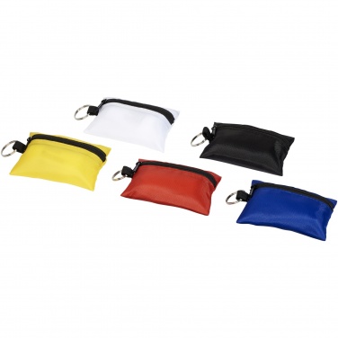 Logo trade promotional giveaways picture of: Valdemar 16-piece first aid keyring pouch