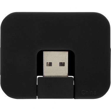 Logo trade advertising products image of: Gaia 4-port USB hub
