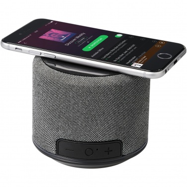 Logotrade advertising product image of: Fiber 3W wireless charging Bluetooth® speaker