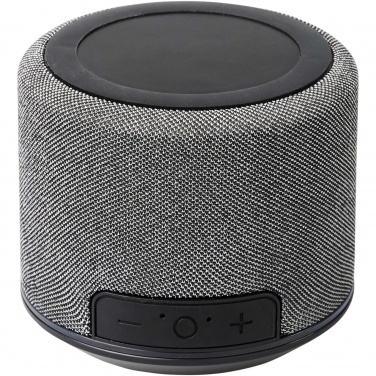 Logotrade advertising products photo of: Fiber 3W wireless charging Bluetooth® speaker