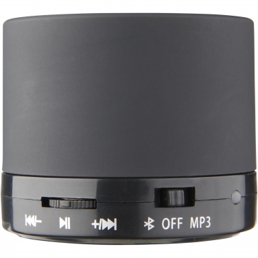 Logo trade corporate gifts image of: Duck cylinder Bluetooth® speaker with rubber finish
