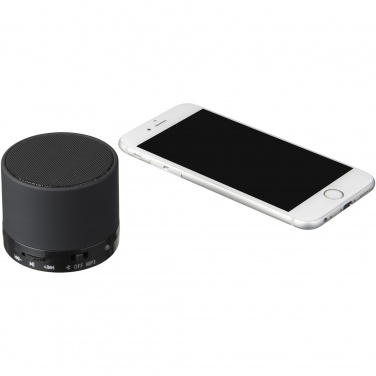 Logo trade promotional products image of: Duck cylinder Bluetooth® speaker with rubber finish