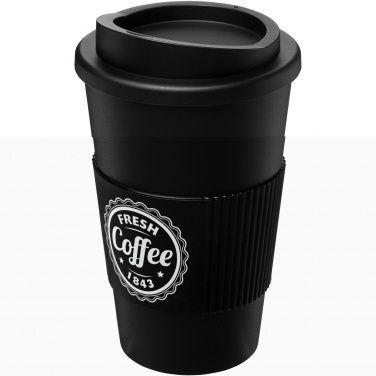 Logotrade promotional merchandise image of: Americano® 350 ml insulated tumbler with grip