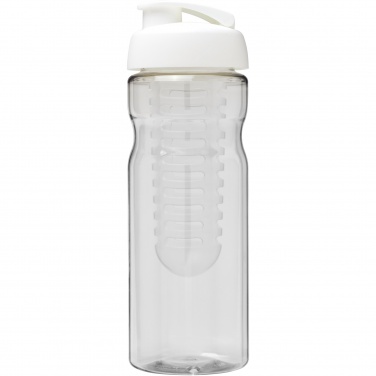 Logo trade promotional items image of: H2O Active® Base 650 ml flip lid sport bottle & infuser