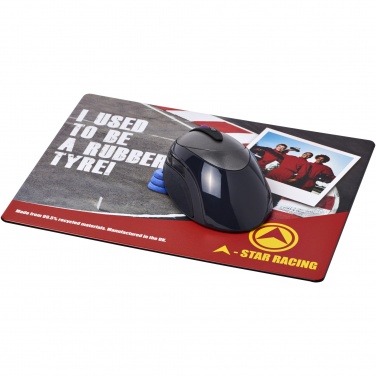 Logo trade promotional products image of: Brite-Mat® mouse mat with tyre material